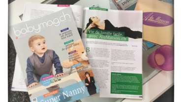 Parution Babymag pour AlaMaison.ch